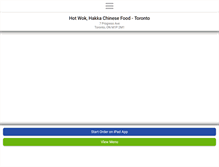 Tablet Screenshot of hotwoktoronto.com